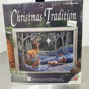 1992 Cross Stitch Kit Christmas Silent Night